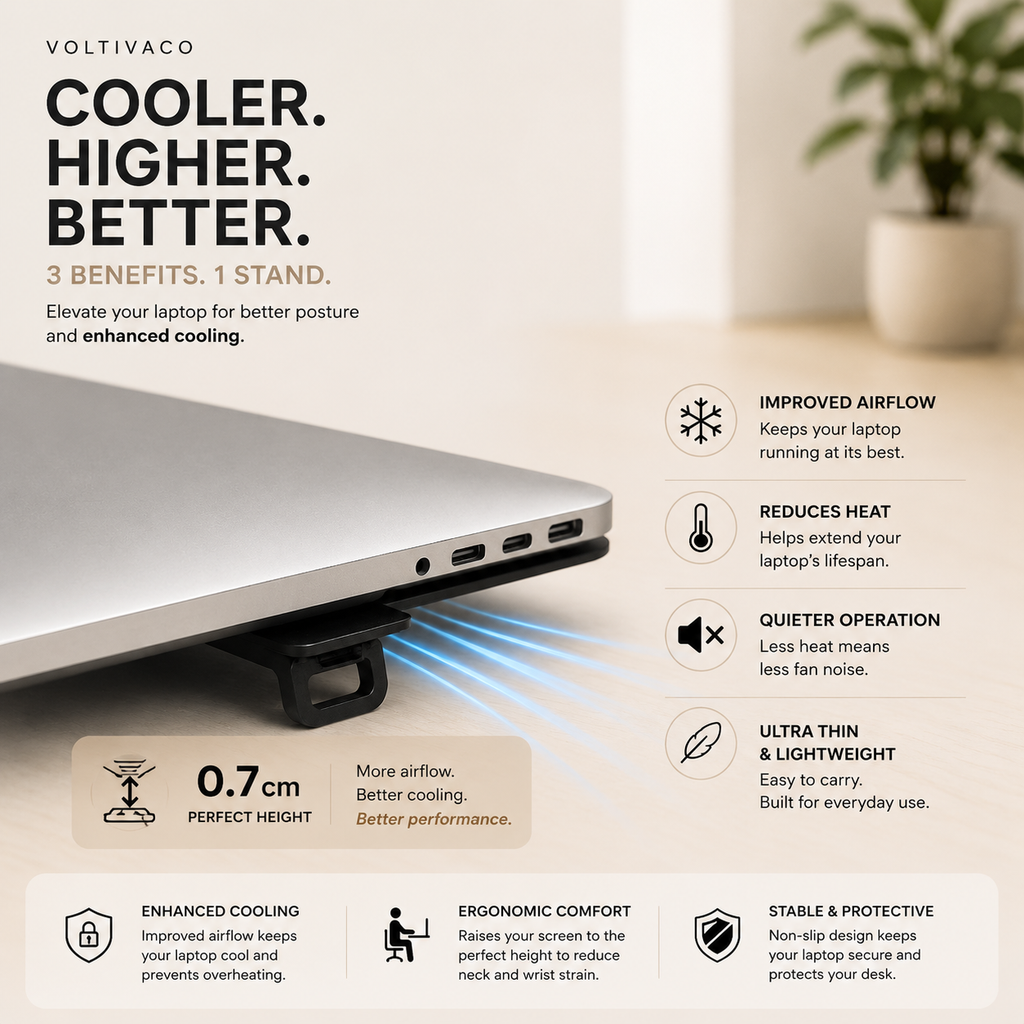 Laptop cooling stand